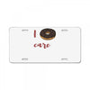 i donut care License Plate