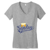 Sunday Funday Women's V-Neck T-Shirt