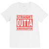 straight outta kindergarten V-Neck Tee