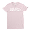 dear santa sent rent Ladies Fitted T-Shirt