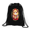 brown bear Drawstring Bags