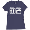 problem l&ouml;sung zocken lustig funny Ladies Fitted T-Shirt
