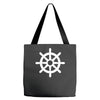 steering wheel sail boat funny Tote Bags