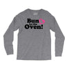 Bun in the Oven with Heart Baby Girl Long Sleeve Shirts