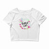 floral baby girl Crop Top