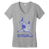 live every week like its shark week Women's V-Neck T-Shirt