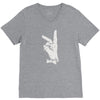 bunny sign V-Neck Tee