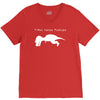 t rex hates pushups V-Neck Tee