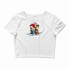 mario and kong Crop Top