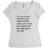 i'm not clumsy Women's Triblend Scoop T-shirt