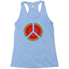 watermelon peace sign Racerback Tank