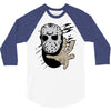 hockey mask halloween 3/4 Sleeve Shirt