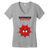 Superhero On The Way Women's V-Neck T-Shirt