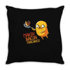 makin' bacon pancakes Throw Pillow