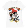 pirate loyal to none Ladies Fitted T-Shirt