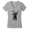 reaper skater Women's V-Neck T-Shirt