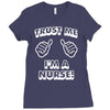trust me i'm a nurse Ladies Fitted T-Shirt