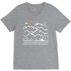camp fire V-Neck Tee