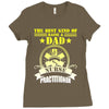 raise dad nurse Ladies Fitted T-Shirt