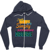 single mom's cools t shirts Zipper Hoodie