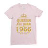 queens are born in 1966 Ladies Fitted T-Shirt