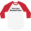 first line second line 3/4 Sleeve Shirt