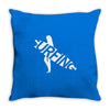 mens surfing Throw Pillow