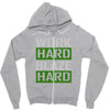 work hard blaze hard Zipper Hoodie