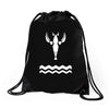 the wind waker   link's crayfish shirt Drawstring Bags