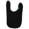 black funny glow in dark glowing Baby Bibs