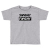 sunday funday t shirt funny jersey shore football Toddler T-shirt