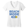 beach mode on Women's V-Neck T-Shirt