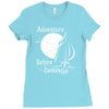 adventure before dementia 2 Ladies Fitted T-Shirt