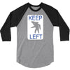 keep left shark 3/4 Sleeve Shirt