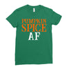 pumpkin space af Ladies Fitted T-Shirt