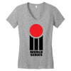 World Series Cricket Retro Women's V-Neck T-Shirt