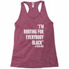 rooting for everybody t shirt. Racerback Tank