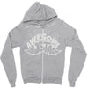 i have an awesome moustache Zipper Hoodie