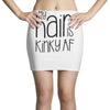 my hair is kinky af Mini Skirts