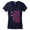 breast cancer Women's V-Neck T-Shirt
