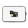 lets hug it out Laptop sleeve