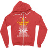 Camping Rules Zipper Hoodie