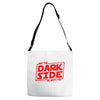 may the dark side be with you Adjustable Strap Totes