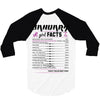 January Girl Facts Capricorn 3/4 Sleeve Shirt