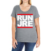 joe rogan run jre Ladies Curvy T-Shirt