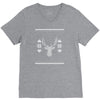 ugly deer christmas V-Neck Tee