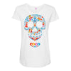 loco coco skul Maternity Scoop Neck T-shirt