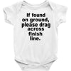 if found on ground please Baby Bodysuit