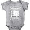 vintage made in 1959 perfectly aged a living legend Baby Bodysuit