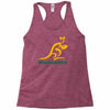 wallabies gold logo Racerback Tank